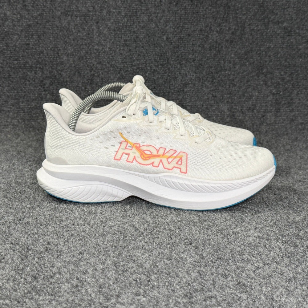 Hoka Mach 6 Running Shoes Women White Nimbus Cloud Athletic Run Training Sneaker